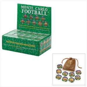  Monte Carlo Football Chips Game 24 Pack Retail Display 