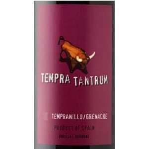   2009 Tempra Tantrum Tempranillo Grenache 750ml Grocery & Gourmet Food