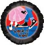 50s Sock Hop Record Rock n Roll Dance Party Balloon  