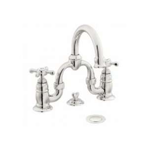   Moen 2 handle lav with drain assembly S834NL Nickel