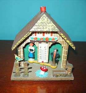 BAMBI GERMAN Wood WEATHER HOUSE Complete/Tested Exc.  