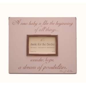  A New Baby Picture Frame in Pink Baby