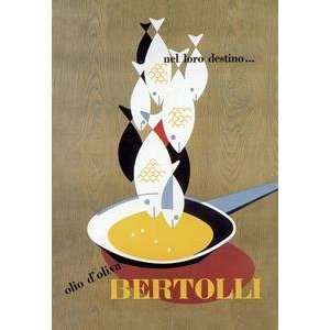  Vintage Art Bertolli Olive Oil   01106 8