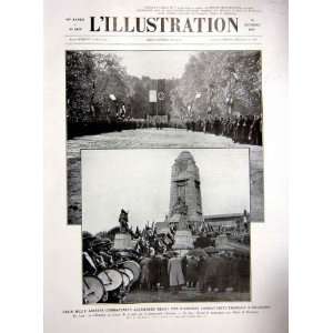  Besancon German Soldiers Monument French Print 1937