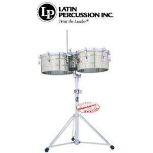  Latin Percussion Tito Puente Timbales 14 15 Stainless 