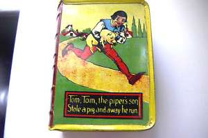   THE PIPERS SON VINTAGE METAL BOOK BANK    +++++ condition  