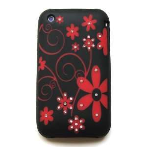  Apple iPhone 3G & 3GS Laser Skin Case Rubber Silicone 