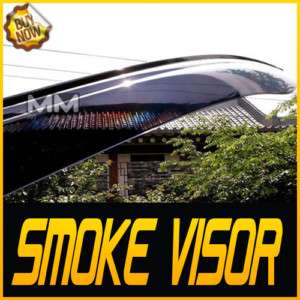 Smoke Rain Window Visor Vent 4pc Kit For 11 12 Kia Soul  