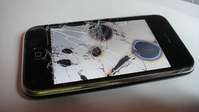 Broken LCD display, Front Glass & Touch screen Repair iPhone 3GS 