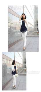 Korea Trendy Womens Casual Slim Cropped Sleeve Suits OL Lady Blazer 