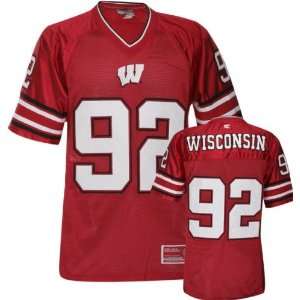   Wisconsin Badgers Prime Time Football Jersey #92 XL