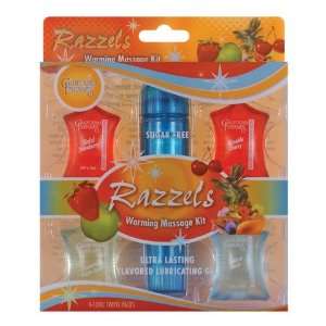  Razzels warming massage kit   .33 oz Health & Personal 