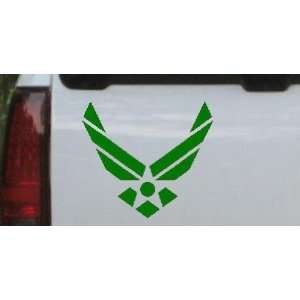 Dark Green 18in X 16.1in    US Air Force Military Car Window Wall 