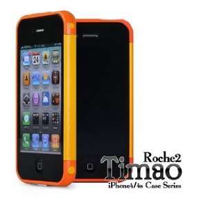  ROCHE2 TIMAO BUMPER CASE for iPhone4/4S ORANGE/YELLOW 