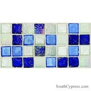 Daltile Egyptian Glass Sapphire Collage 1 x 1 Glass Mosaic Tile 