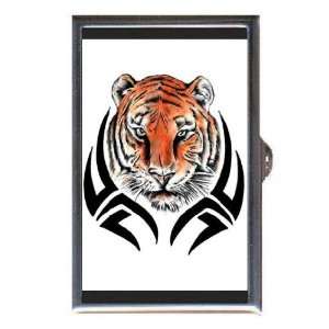  Tiger Tribal Tattoo Art Coin, Mint or Pill Box Made in 