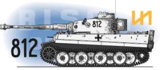 72   76 Bison Decals German East Front Tiger Tank 72001  