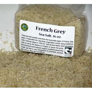  French Dark Grey Sea Salt, 16 oz.