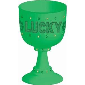  Lets Party By Amscan Lucky Green Goblet 