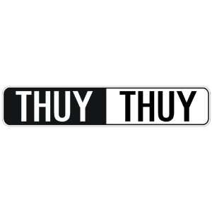   NEGATIVE THUY  STREET SIGN
