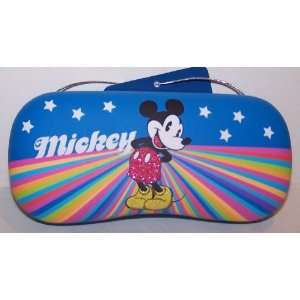  Disneys mickey Eye Glasses Protector Case 6 1/2 By 3 in 