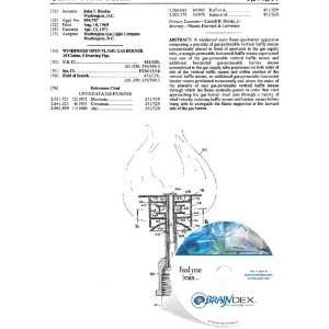    NEW Patent CD for WINDPROOF OPEN FLAME GAS BURNER 
