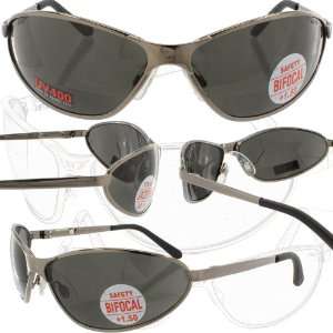  METALZ Bifocal Safety Glasses ANSI Z87.1+ Smoke Lenses 1 