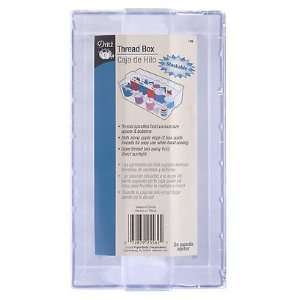  Dritz Clear Plastic Thread Box 19 Peg (3 Pack) Arts 