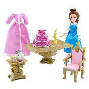 Disney Princess Beauty & Beast Mini Belle Doll Play Set W/ Extra 