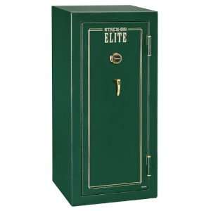 Stack on Elite Large 24 Gun Safe with Combination Lock Green  
