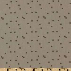  58 Wide Cotton Poplin Squares Light Grey Fabric By The 