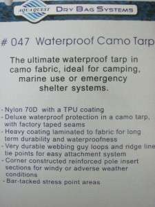 NEW_$200 CAMP SETUP Bivy Sack + Tarp = 100% Waterproof  