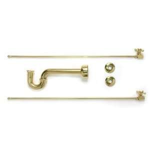  Lavatory Supply Kit   For 1/2 Copper Pipe   Polished 