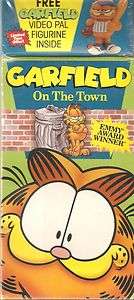 Garfield on the Town SEALED VHS W/Figurine 086162286131  
