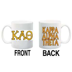 KAPPA ALPHA THETA Mug Coffee Cup 11 oz ~ Greek Sorority ~ Two Designs 