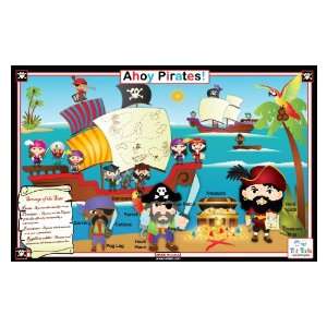  Ahoy Pirates Activity Placemat Toys & Games