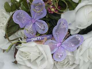 Lavender Wedding Sweet 16 Craft Decor Butterflies 4  