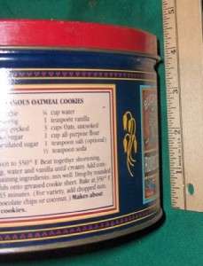 Quaker Oats Limited Edition Tin 1983 Advertising VGC  