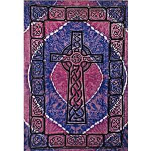  Indian Easy Living 100% Cotton Celtic Cross Tapestry 85 x 