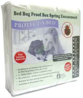 Full Boxspring Encasement Cover Protect A Bed  