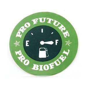  Infamous Network   Pro Biofuel Pro Future   Round Stickers 