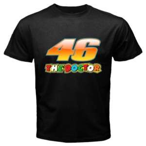 46 The Doctor Valentino Rossi Funny T Shirt Black S 3XL  