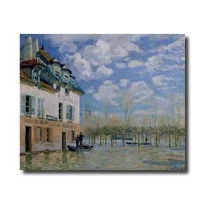  The Boat In The Flood Portmarly 1876 Giclee Print