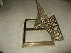 LARGE COLLAPSABLE ORNATE BRASS MUSIC STAND/ BOOK HOLDER