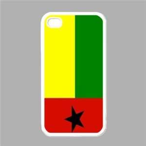 Guinea Bissau Flag White Iphone 4   Iphone 4s Case