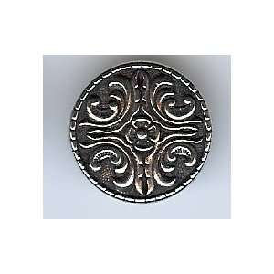  Bjorg Middels Button   Solid Pewter