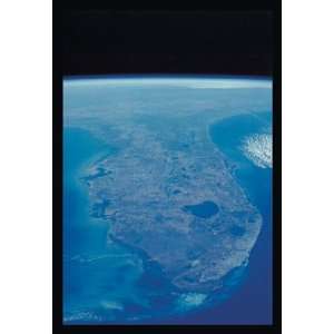  View of Florida Peninsula From Space 20x30 poster