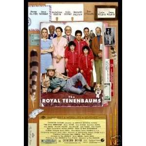 Royal Tenenbaums Original 27x40 Double Sided Movie Poster   Not A 