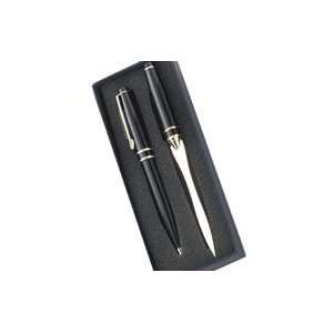 Free Personalized Black Ball Point Pen & Letter Opener   Graduation 