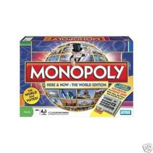 NEW Monopoly Here & Now World Edition  